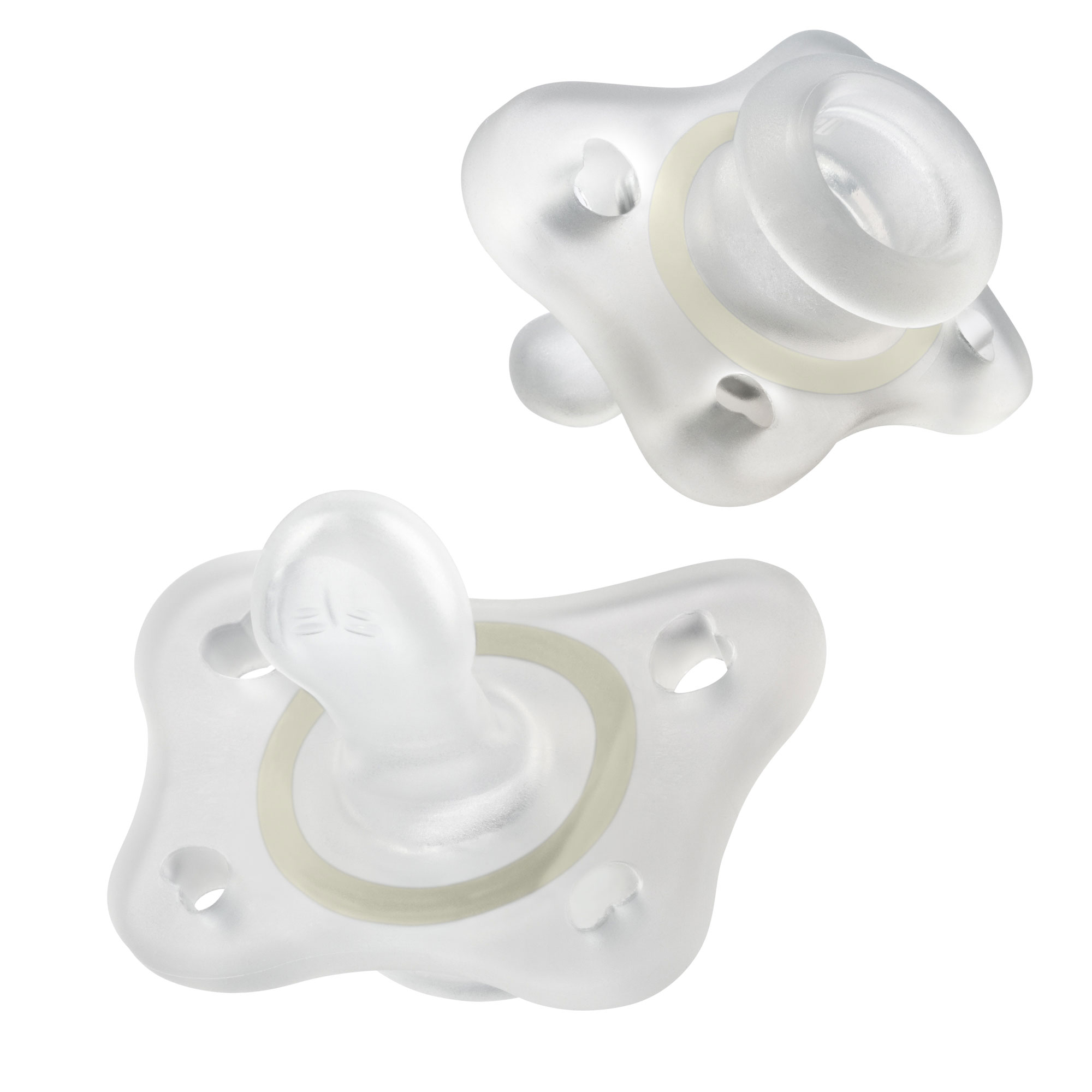 PhysioForma Glow in the Dark Mini Orthodontic Pacifier - 2-6m 2pk | Chicco